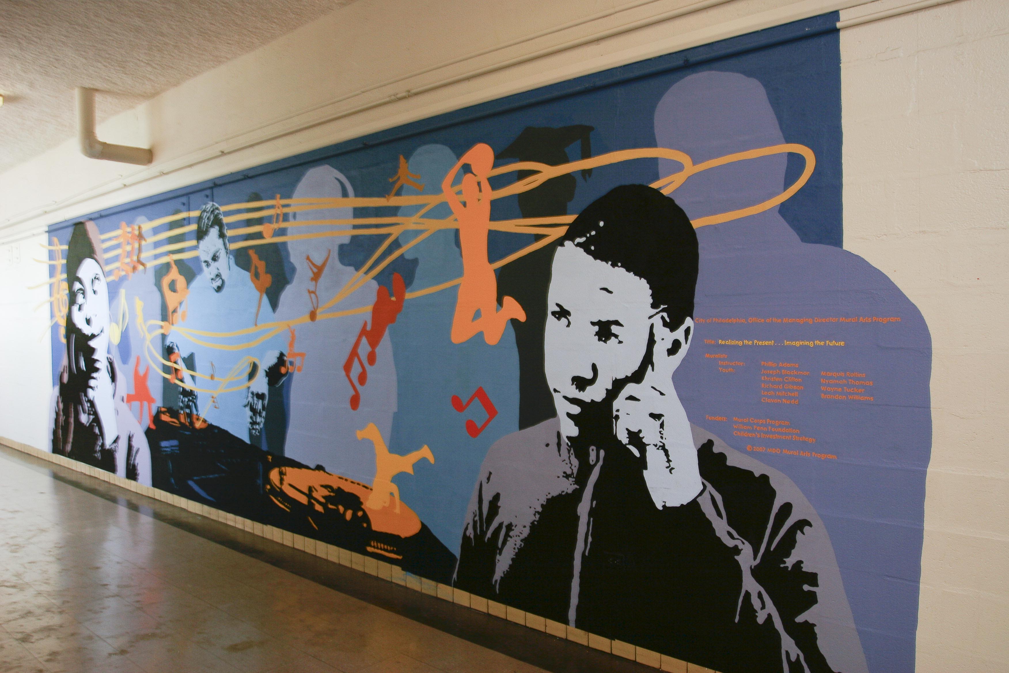 A mural at Sayre High School